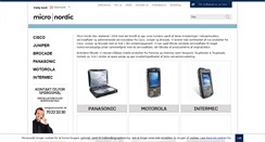 Desktop Screenshot of micronordic.dk